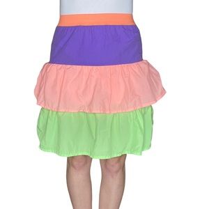 EJ Gintano 80s Neon Skirt